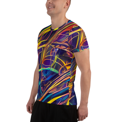 Men's Athletic T-Shirt - Vector Rhapsody