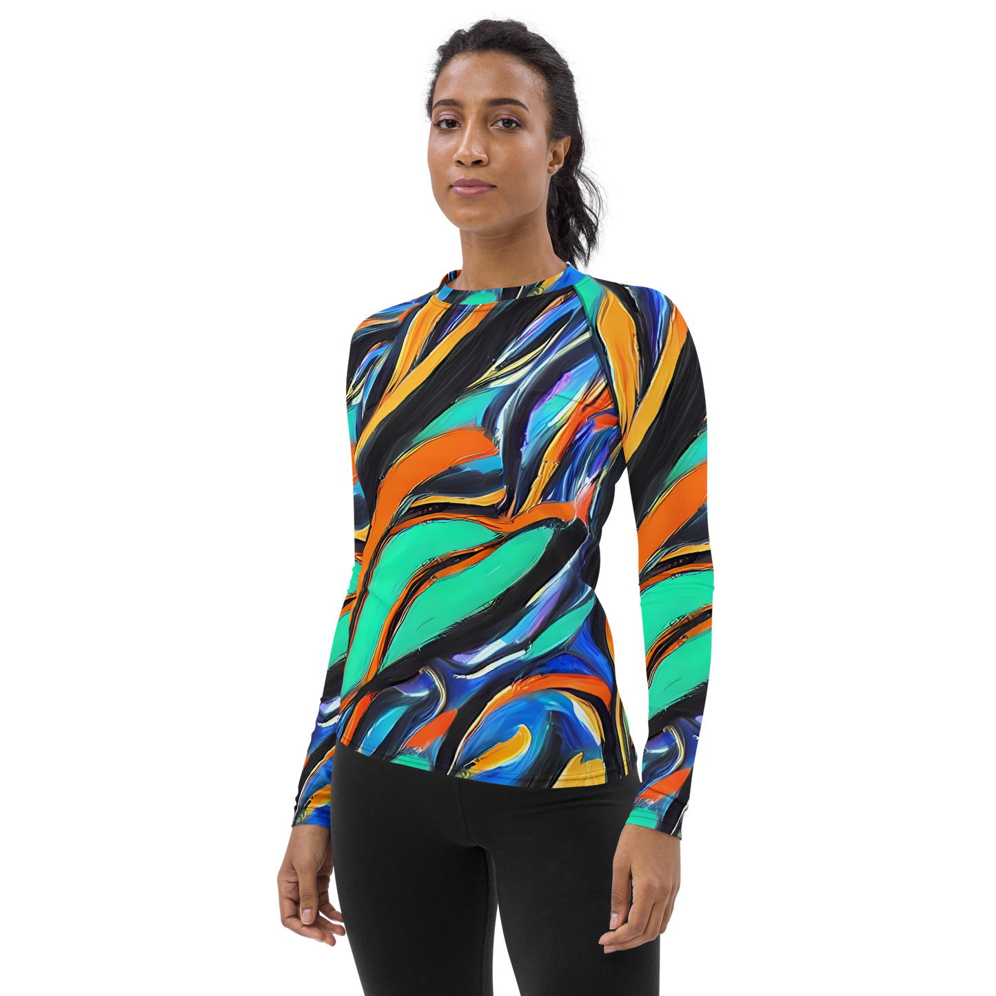 Women's Rash Guard - Carr's Whirl