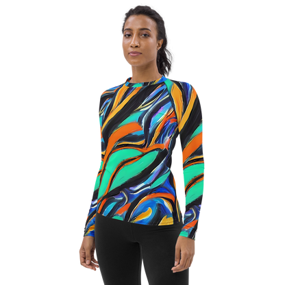 Women's Rash Guard - Carr's Whirl