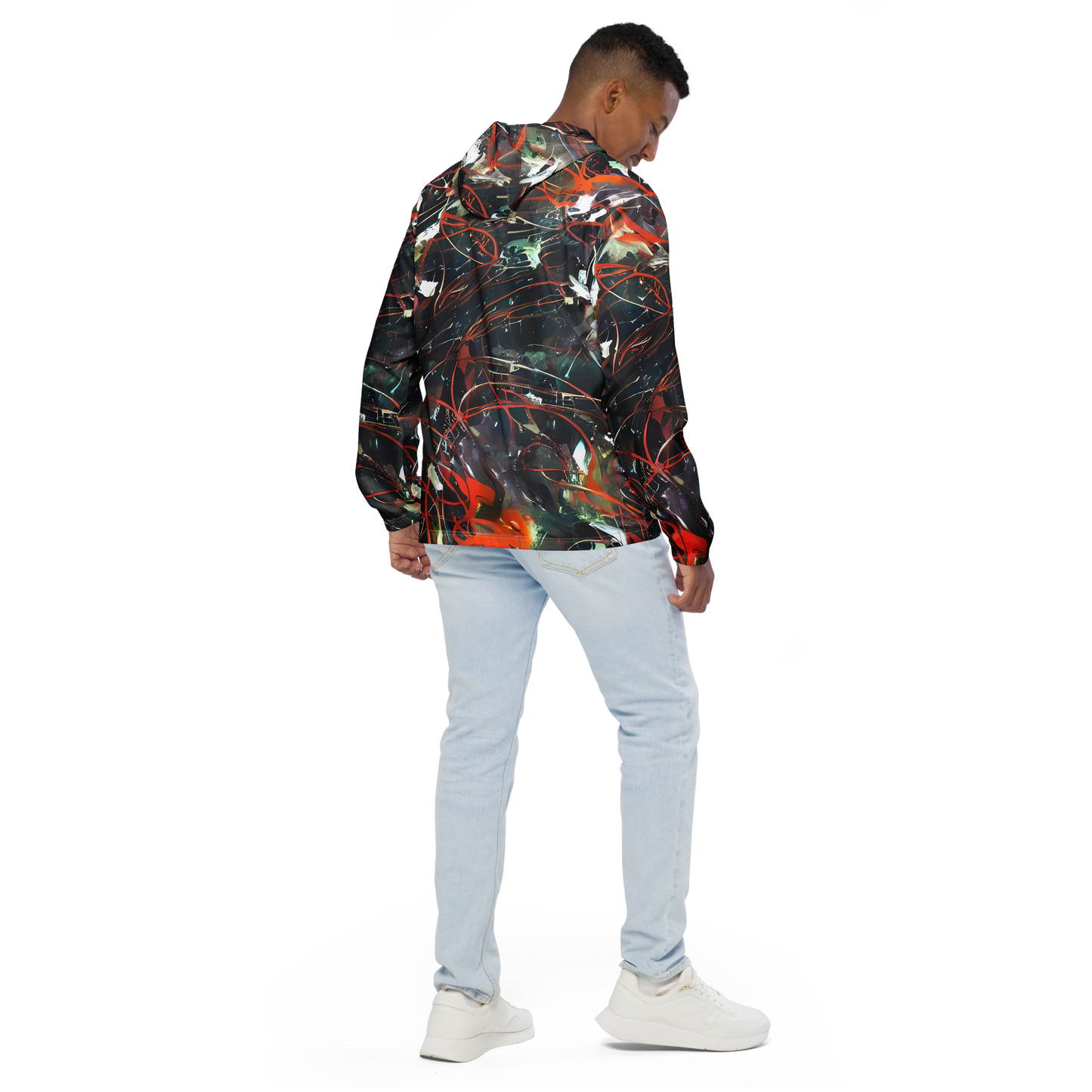 Men's Windbreaker - Chaos Canvas