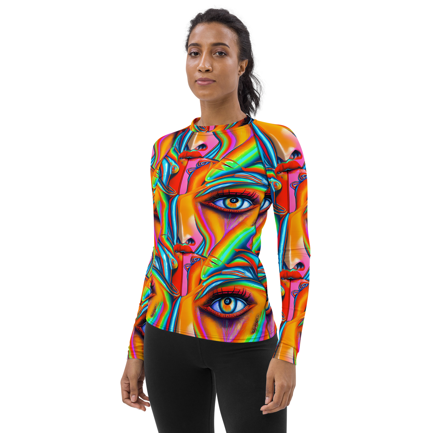 Women's Rash Guard - Kaleidovisions