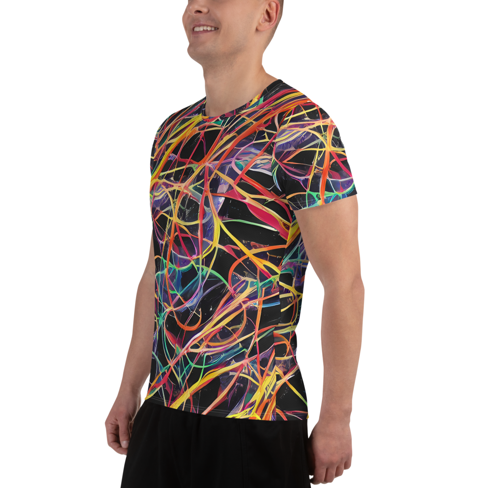 Men's Athletic T-Shirt - Acconci Twirl