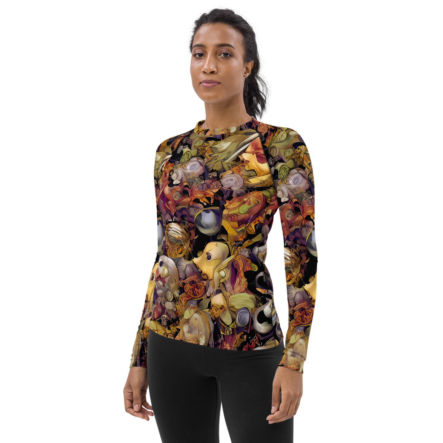 Women's Rash Guard - Arcimboldo Abundance