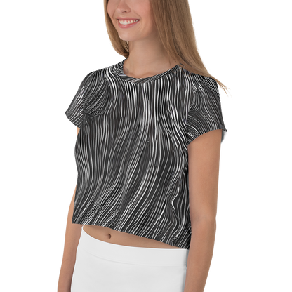 Women's Crop Tee - Wirth Waves