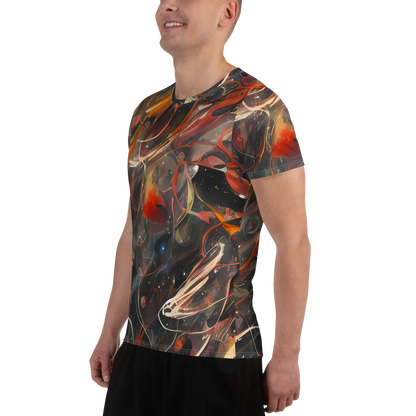 Men's Athletic T-Shirt - Temporal Vortex