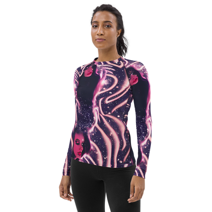 Women's Rash Guard - Stardust Siren