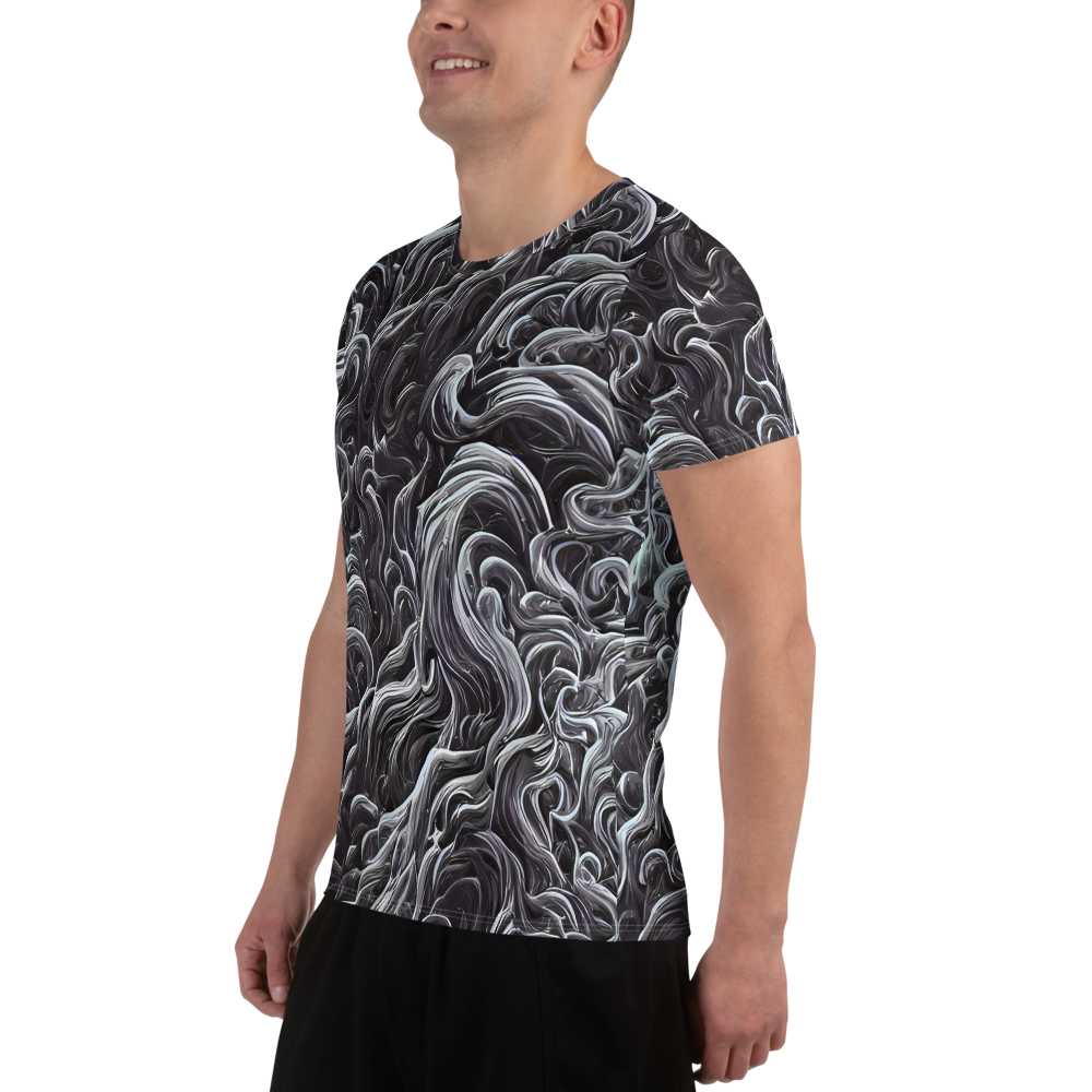 Men's Athletic T-Shirt - Savrasov Swirls