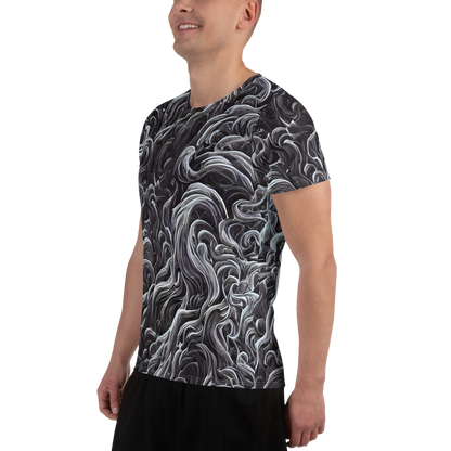 Men's Athletic T-Shirt - Savrasov Swirls