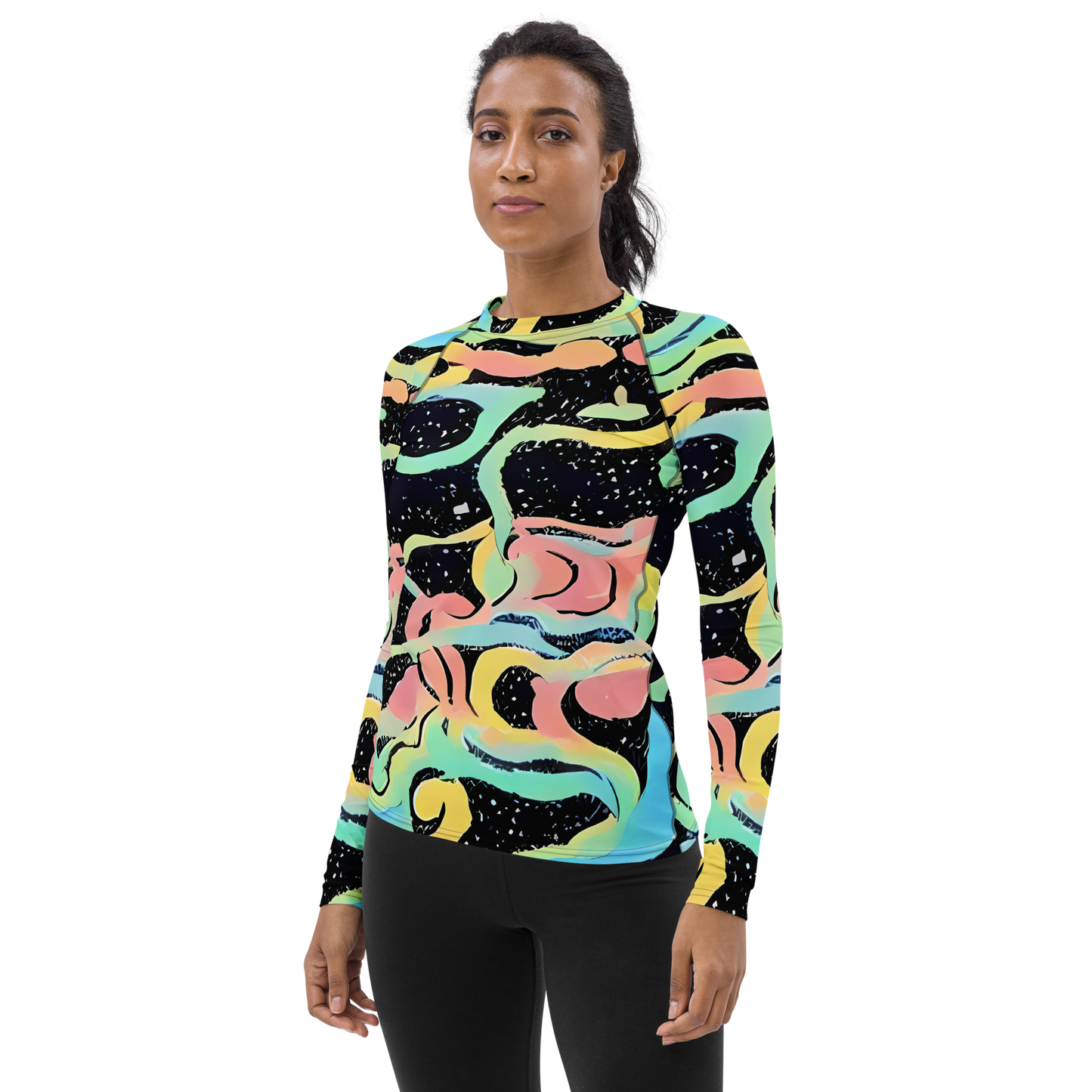 Women's Rash Guard - Mcguire Wavelength