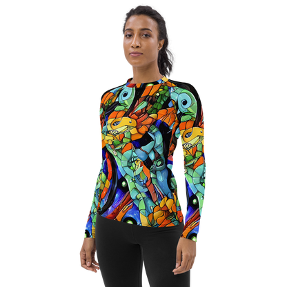 Women's Rash Guard - Cascade Muralista