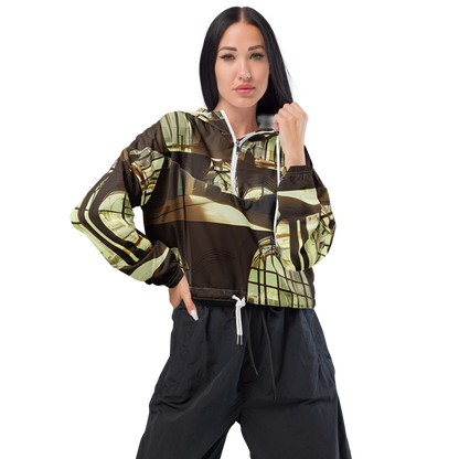 Women's Cropped Windbreaker - Dutch Perspective