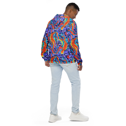 Men's Windbreaker - Galactic Waves