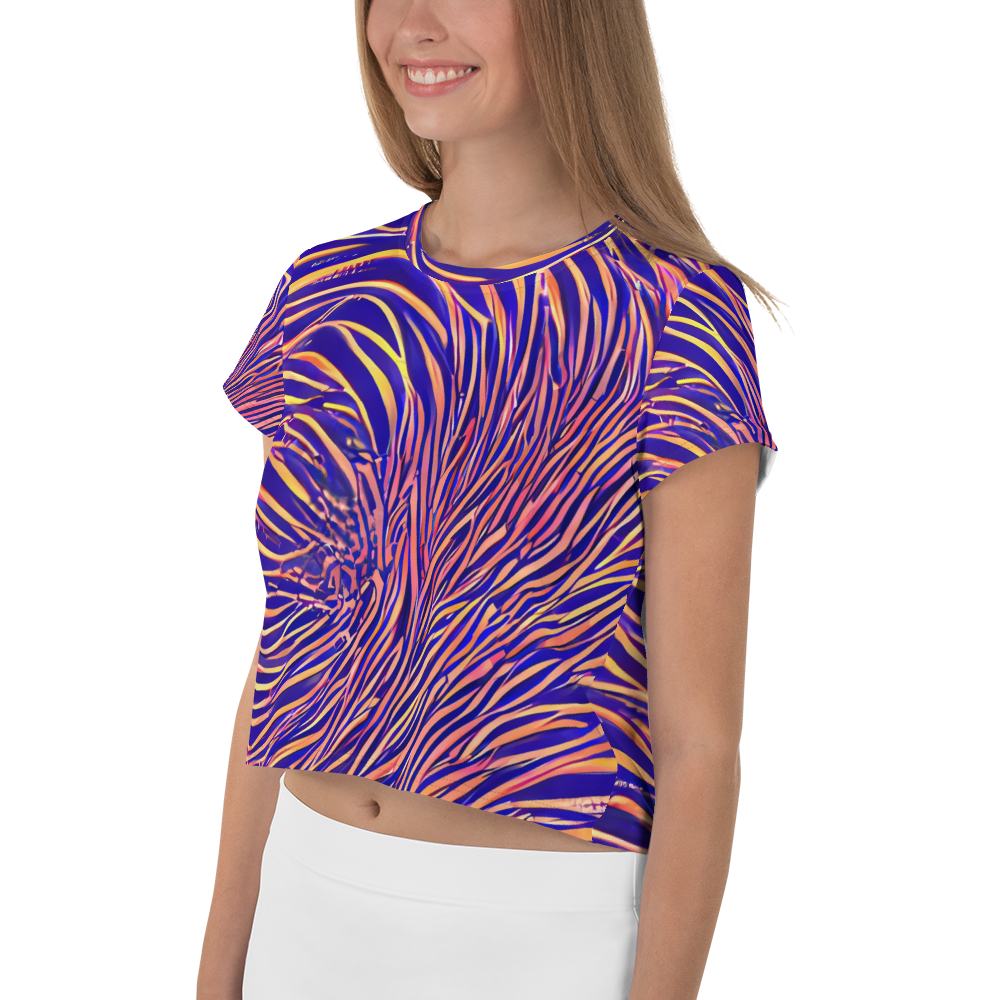 Women's Crop Tee - Vortex Strands