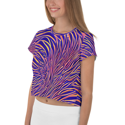 Women's Crop Tee - Vortex Strands