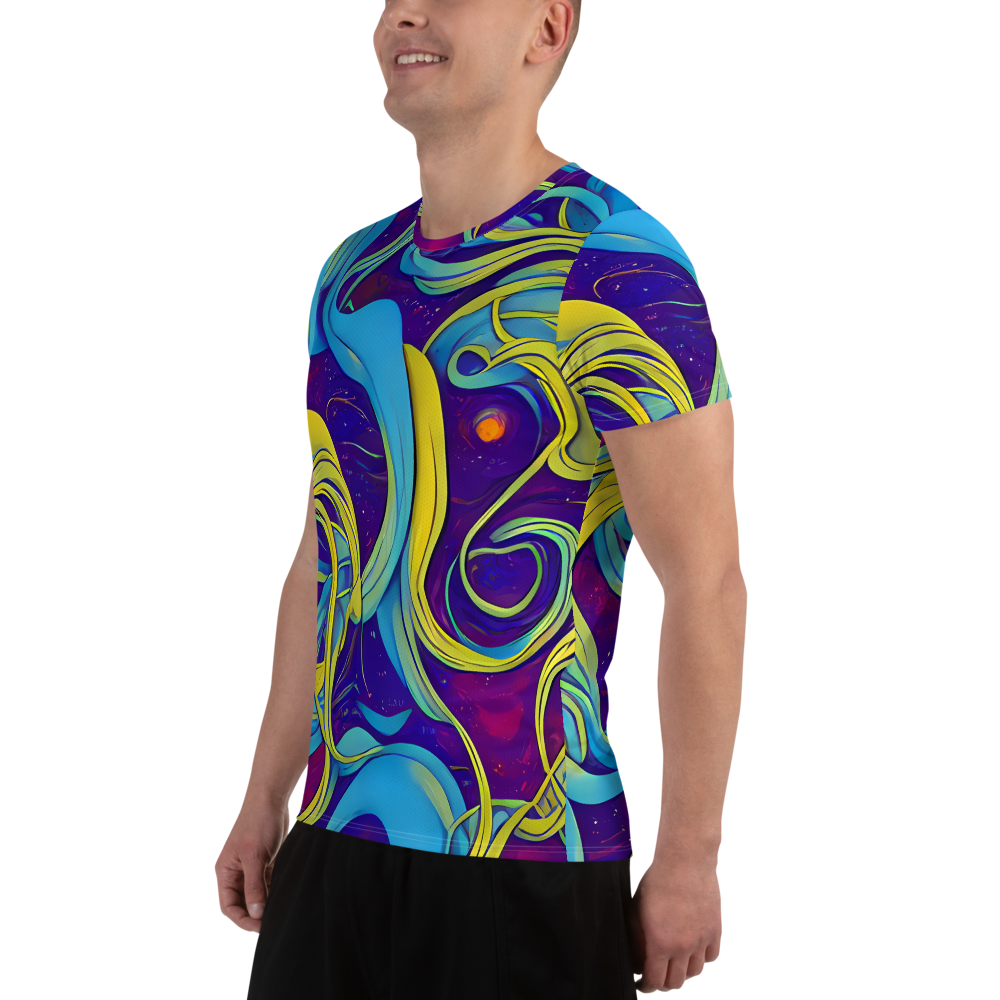 Men's Athletic T-Shirt - Stellar Swirls