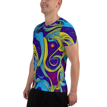 Men's Athletic T-Shirt - Stellar Swirls