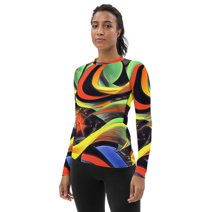 Women's Rash Guard - Tenggren Whirl