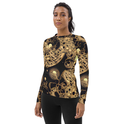 Women's Rash Guard - Baroque Orbit