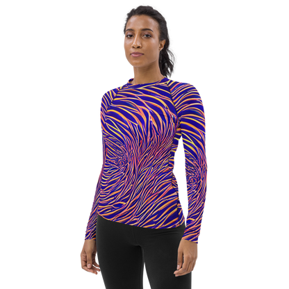 Women's Rash Guard - Vortex Strands