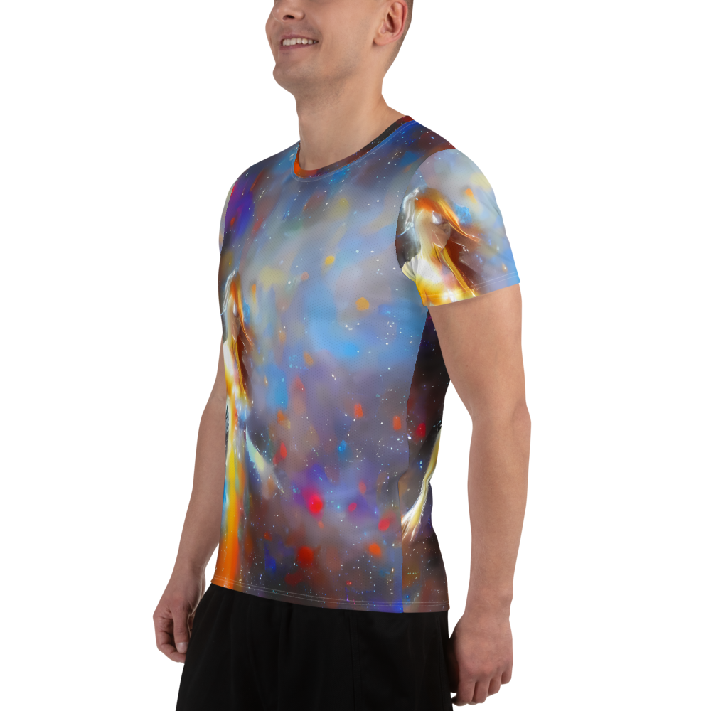 Men's Athletic T-Shirt - Impressionist Drift