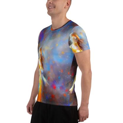 Men's Athletic T-Shirt - Impressionist Drift