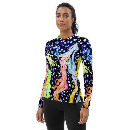 Women's Rash Guard - Celestial Serenade