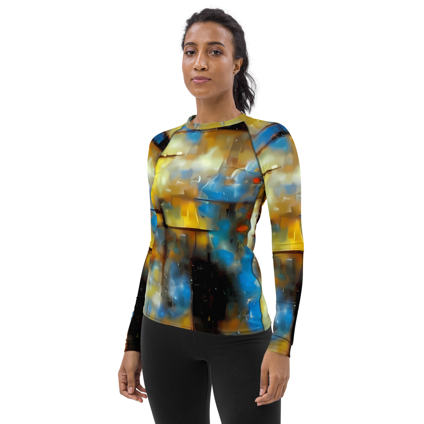 Women's Rash Guard - Kohn Cubism