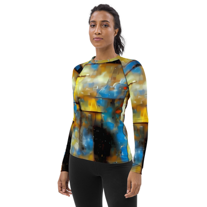 Women's Rash Guard - Kohn Cubism