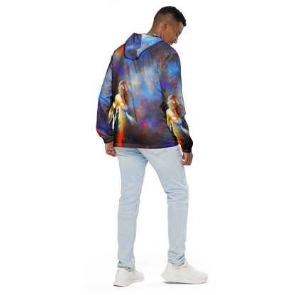 Men's Windbreaker - Impressionist Drift