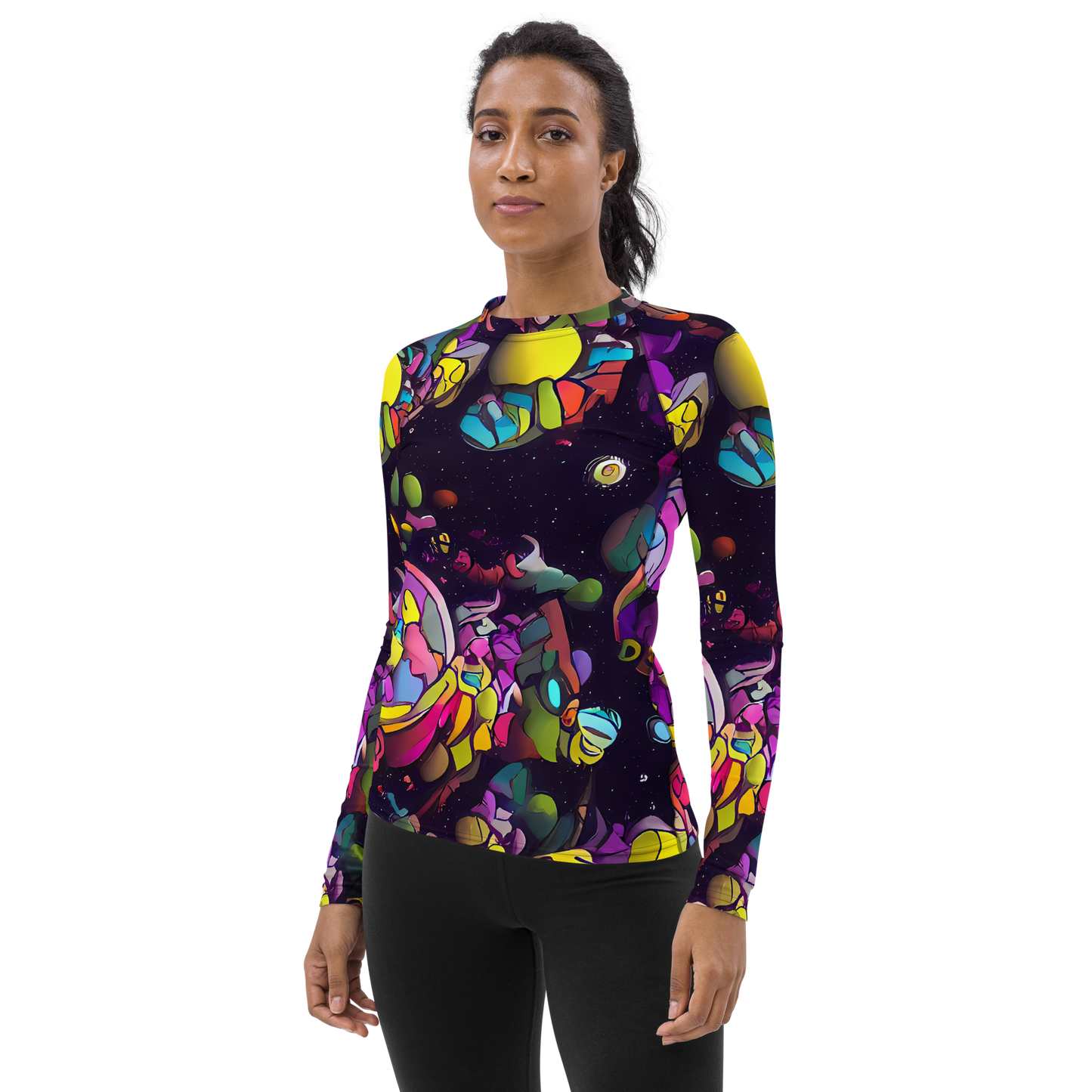 Women's Rash Guard - Galactic Playground