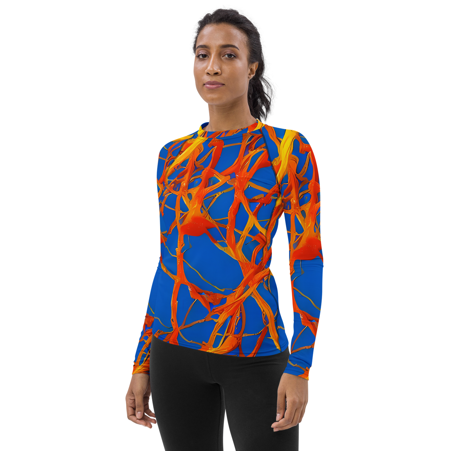 Women's Rash Guard - Vivid Plexus