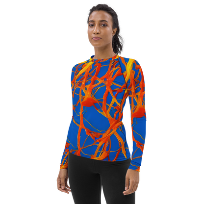 Women's Rash Guard - Vivid Plexus