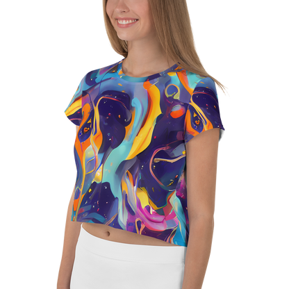 Women's Crop Tee - Whimsical Fusion