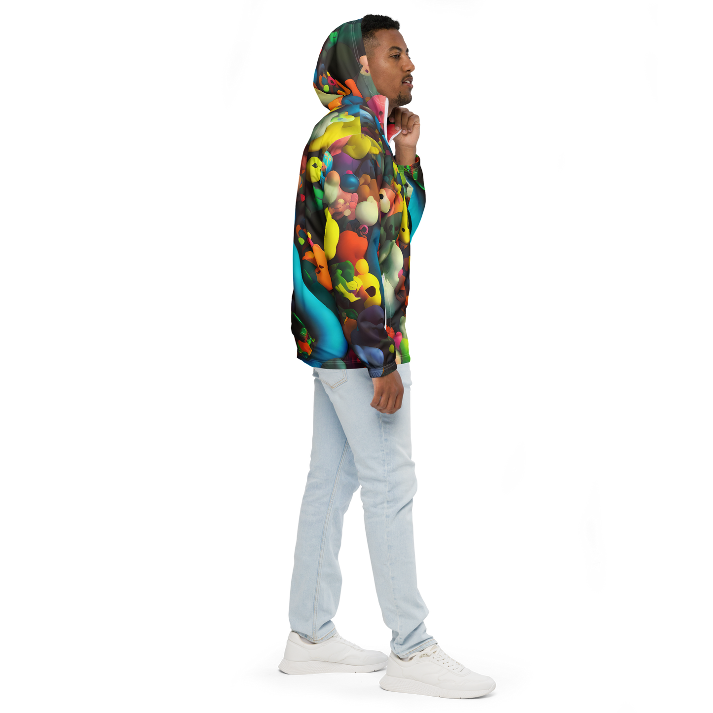 Men's Windbreaker - Bubble Pop Art