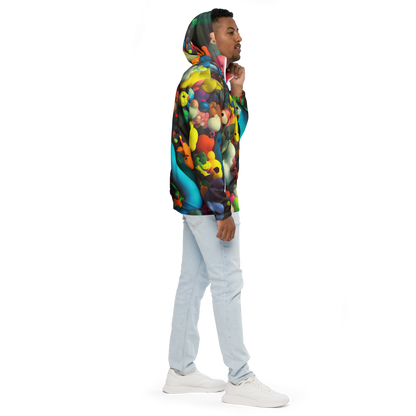 Men's Windbreaker - Bubble Pop Art