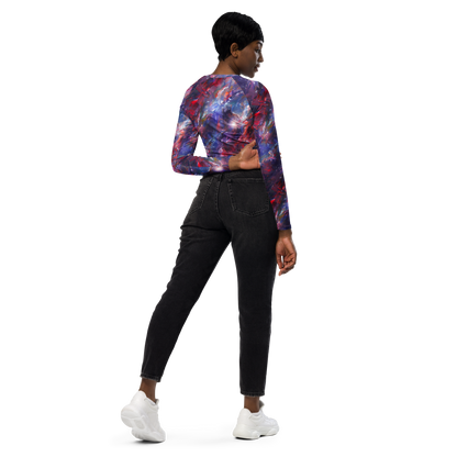 Long Sleeve Crop Top - Nihei Nightscape