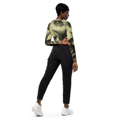 Long Sleeve Crop Top - Newtonian Whisper