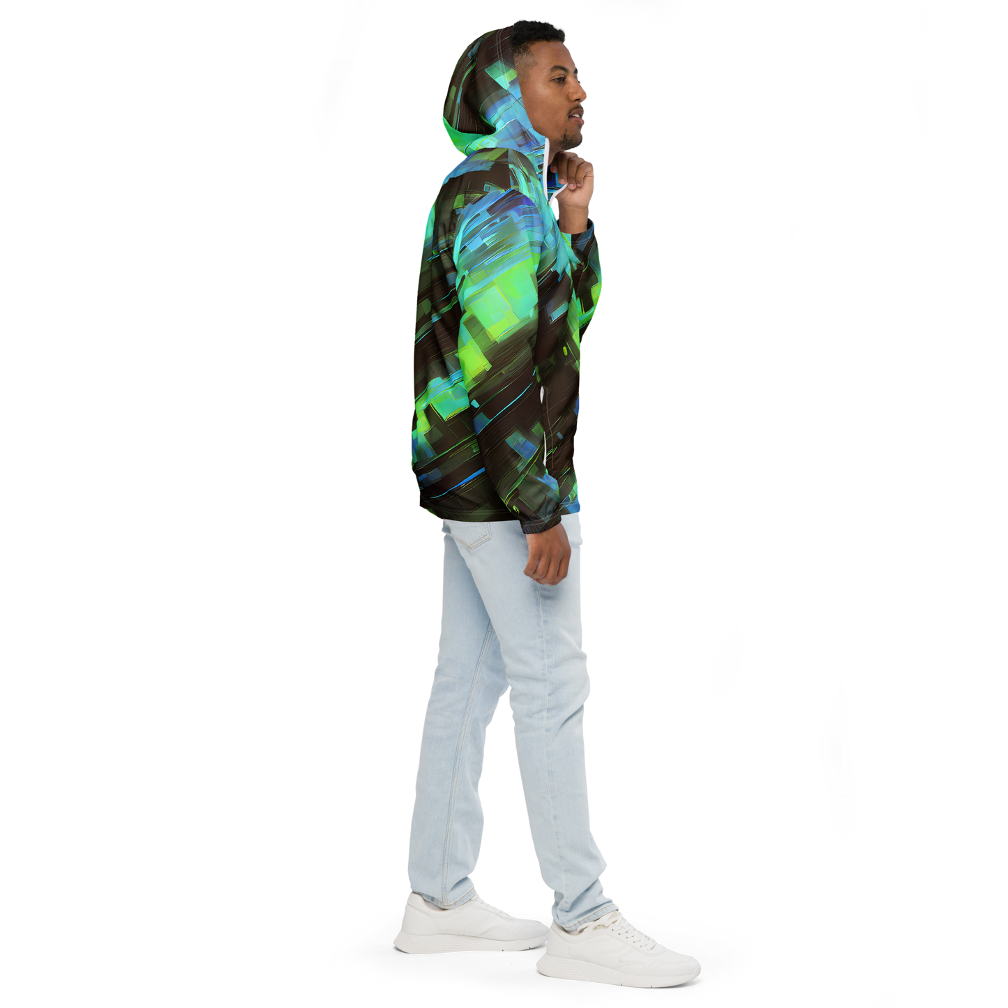 Men's Windbreaker - Cyber Shard