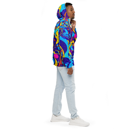 Men's Windbreaker - Spectral Tangle