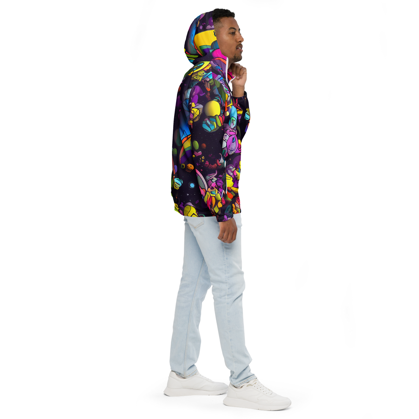 Men's Windbreaker - Galactic Playground