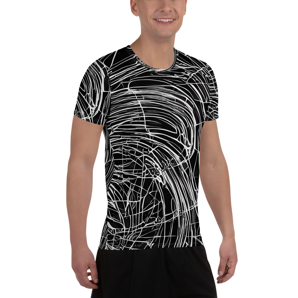 Men's Athletic T-Shirt - Biomech Spiral