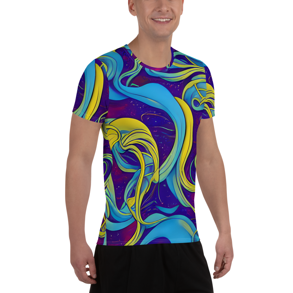 Men's Athletic T-Shirt - Stellar Swirls