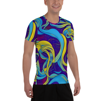 Men's Athletic T-Shirt - Stellar Swirls