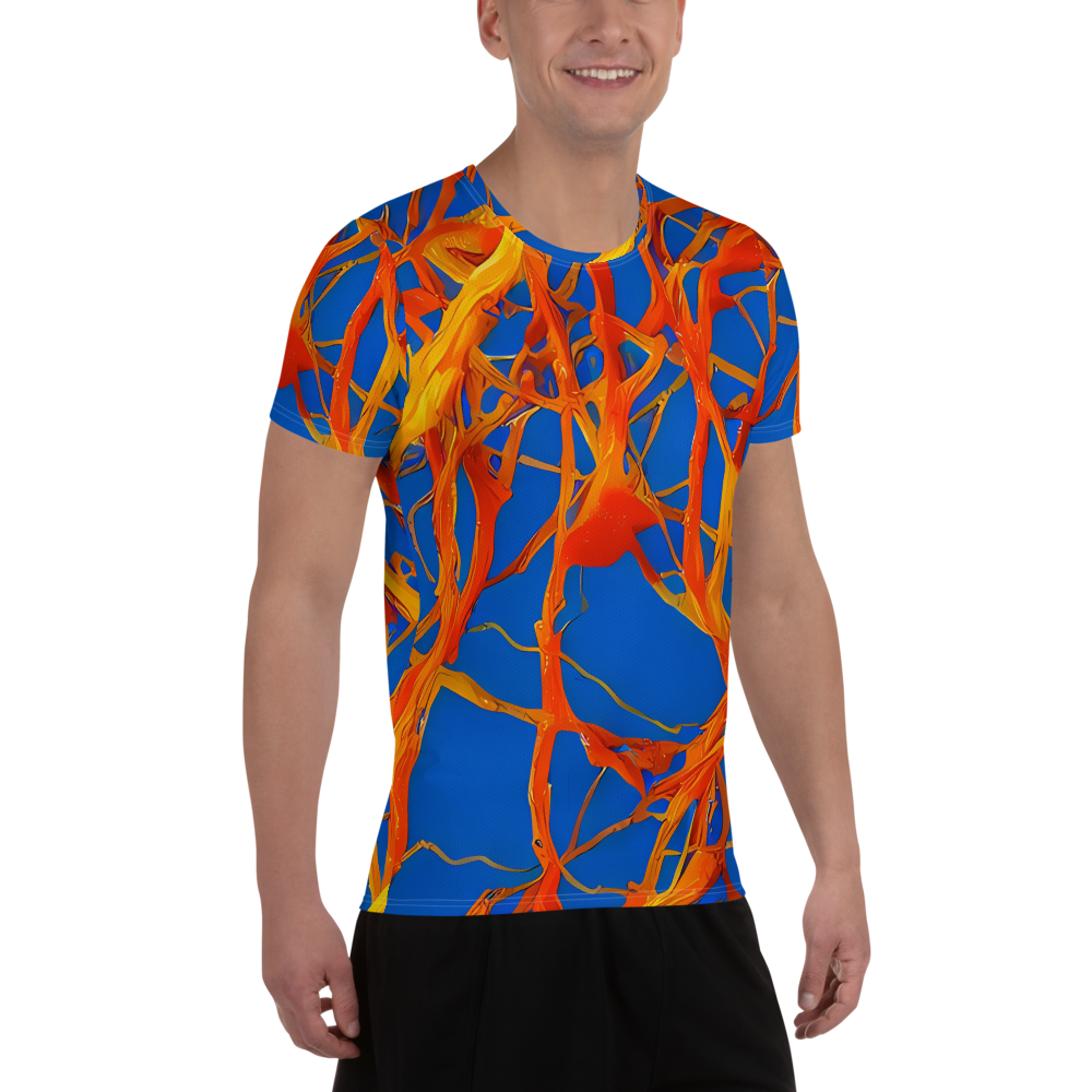 Men's Athletic T-Shirt - Vivid Plexus