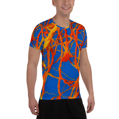 Men's Athletic T-Shirt - Vivid Plexus