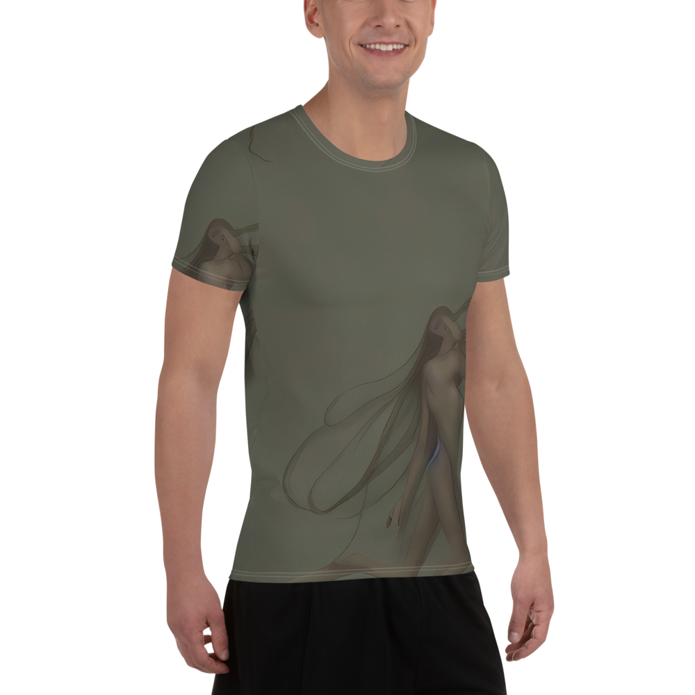 Men's Athletic T-Shirt - Valsecchi's Veil