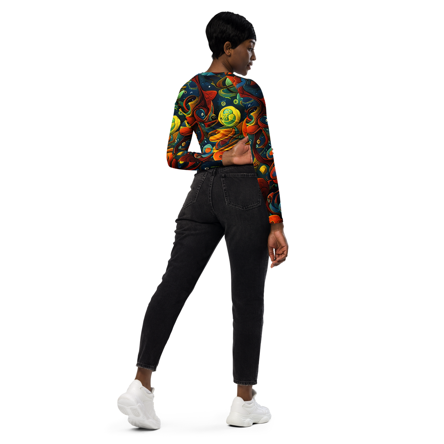 Long Sleeve Crop Top - Duncanson Dream