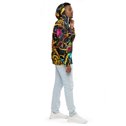 Men's Windbreaker - Psychedelic Pulsar