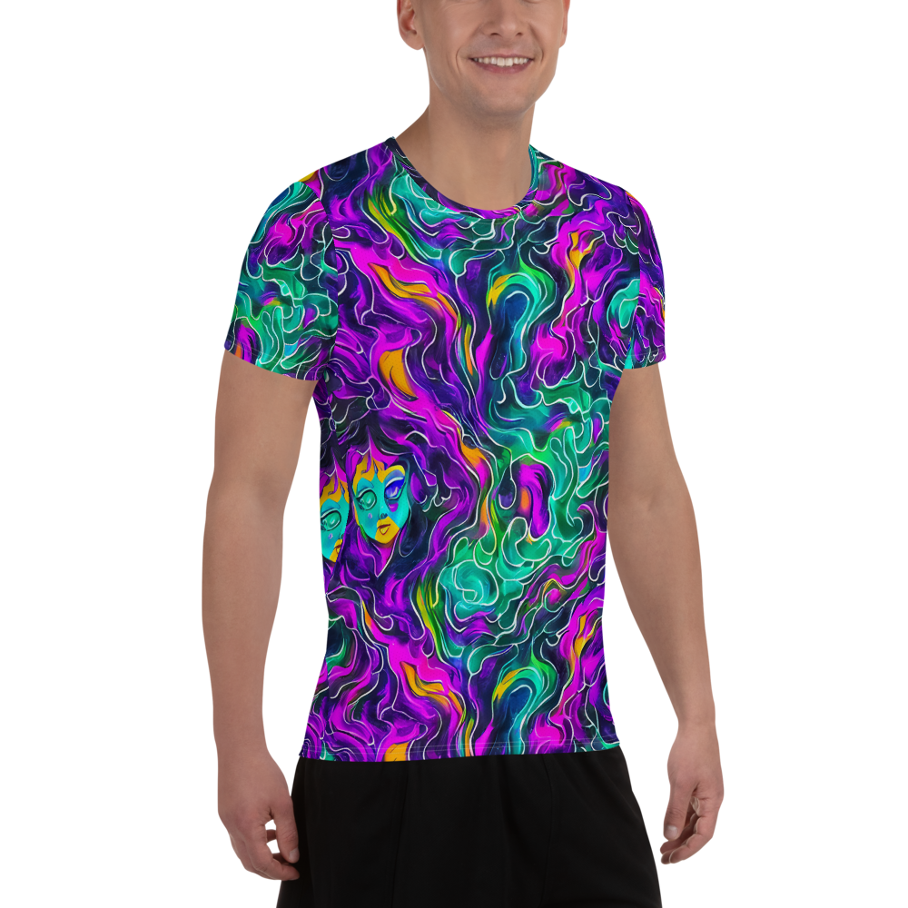 Men's Athletic T-Shirt - Vortex Dream