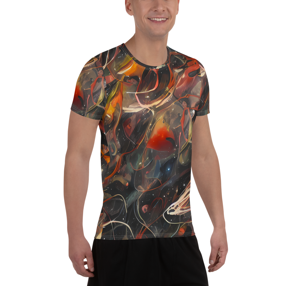 Men's Athletic T-Shirt - Temporal Vortex